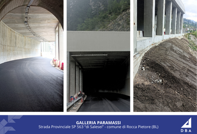 CONCLUSI I LAVORI DELLA GALLERIA PARAMASSI