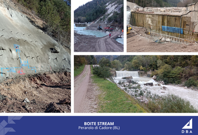 WORK CONTINUES ON THE BOITE STREAM