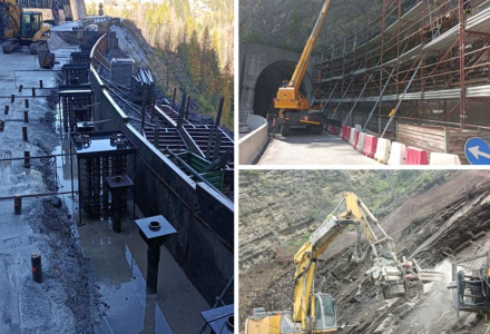 WORK RESUMED AT THE DIGONERA TUNNEL