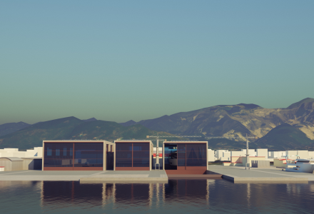 New berths and yard redevelopment for super yachts construction and refitting in the Port of Marina di Carrara