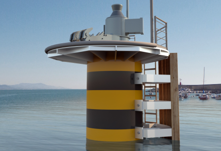 Port of Marina di Carrara: New mooring dolphin for a large cruise ship