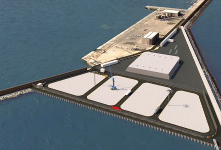 Port of Ortona: Confined disposal facility - New multipurpose terminal
