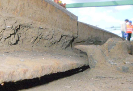 Port of Taranto: Redevelopment of the Molo Polisettoriale of Taranto - Structural investigation of the quay gantry cranes railways