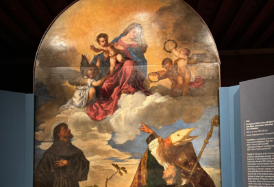 DBA ACCOMPAGNA L'ANNUNCIAZIONE MALCHIOSTRO DI TIZIANO