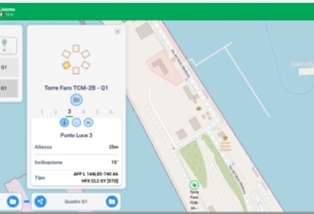 TPCS – Sensorized Lighting Point Monitoring: Lighthouse Tower Monitoring Platform – Port of Livorno