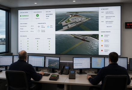 Sistema MOSE – Sale di Controllo Arsenale di Venezia Software Specialistico