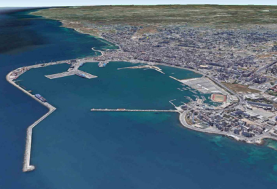 MOLO SAN CATALDO A BARI: PROSEGUONO I LAVORI DI AMPLIAMENTO NEL PORTO