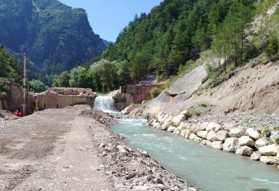 AVANZANO GLI INTERVENTI DI RIPRISTINO SUL TORRENTE BOITE