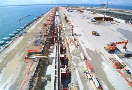 The Multipurpose Pier of the Port of Taranto