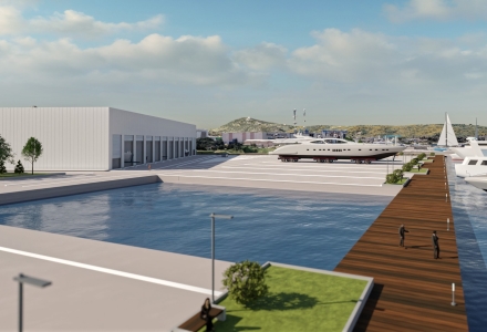 Construction of a Marine Village for yachts and superyachts
