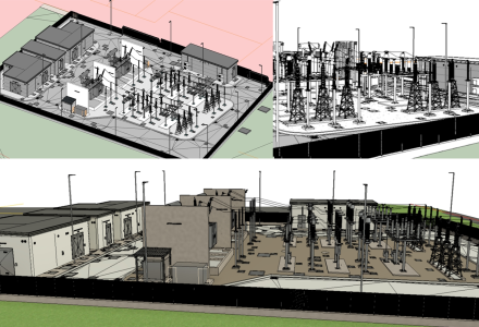 Electrical stations and substations